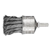 PFERD TOOLS Pinselbürste gezopft PBG Ø30mm Schaft-Ø6 mm Stahl-Draht-Ø0,25