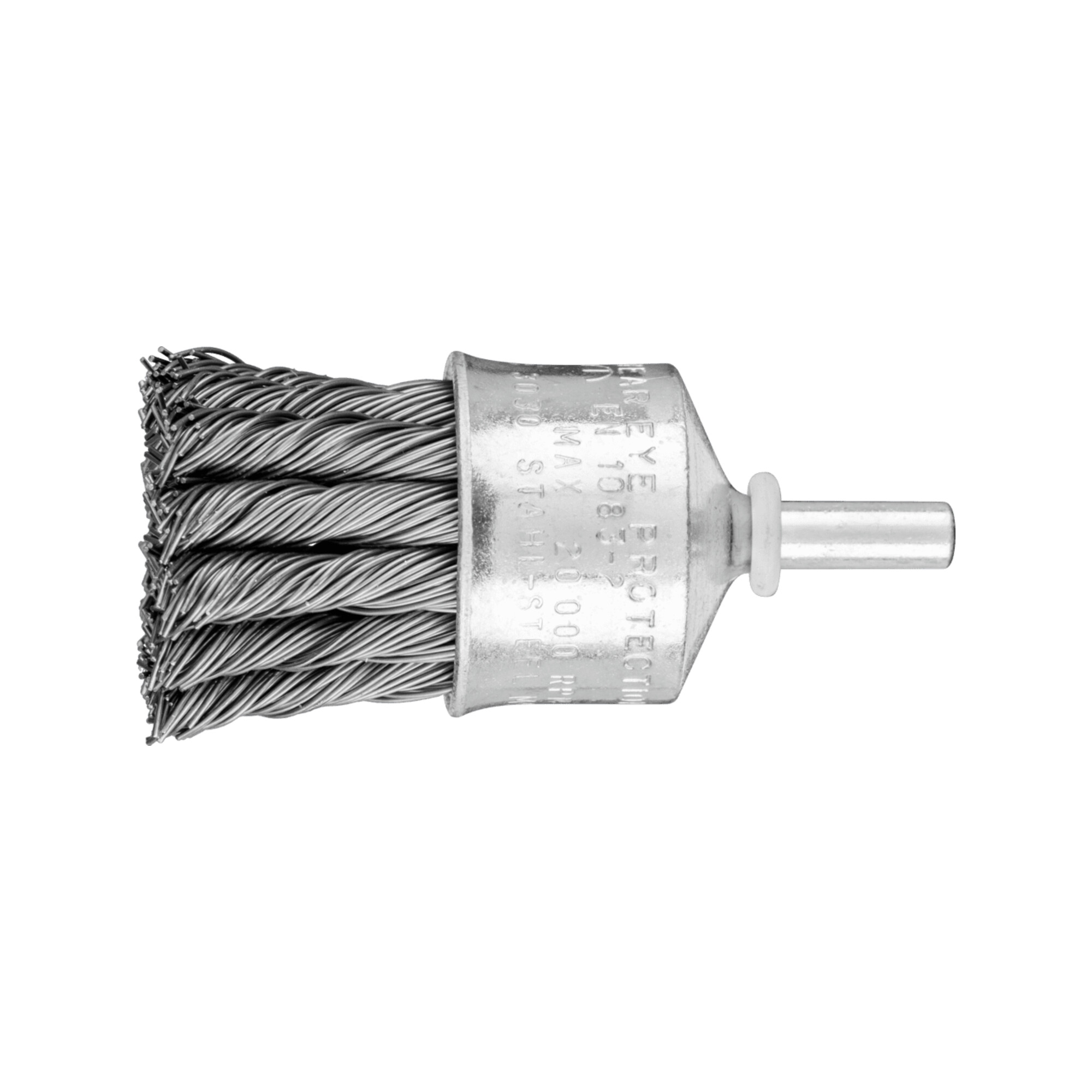 PFERD TOOLS Pinselbürste gezopft PBG Ø30mm Schaft-Ø6 mm Stahl-Draht-Ø0,50