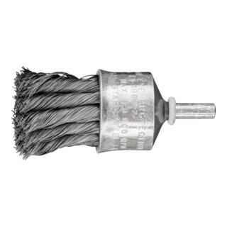 PFERD TOOLS Pinselbürste gezopft PBG Ø30mm Schaft-Ø6 mm Stahl-Draht-Ø0,25