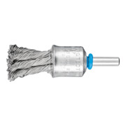 PFERD TOOLS Pinselbürste mit Kunststoffschutz gezopft PBG Ø19 mm Schaft-Ø6 mm Edelstahl-Draht-Ø0,60