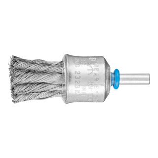 PFERD TOOLS Pinselbürste mit Schaft, gezopft PBG 1919/6 INOX 28