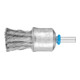 PFERD TOOLS Pinselbürste mit Kunststoffschutz gezopft PBG Ø23 mm Schaft-Ø6 mm Edelstahl-Draht-Ø0,35