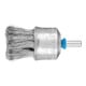PFERD TOOLS Pinselbürste mit Kunststoffschutz gezopft PBG Ø30mm Schaft-Ø6 mm Edelstahl-Draht-Ø0,15
