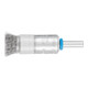 PFERD TOOLS Pinselbürste mit Stützring ungezopft PBUR Ø13 mm Schaft-Ø6 mm Edelstahl-Draht-Ø0,20-1