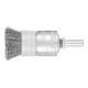 PFERD TOOLS Pinselbürste mit Stützring ungezopft PBUR Ø20mm Schaft-Ø6 mm Stahl-Draht-Ø0,20-1