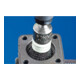 PFERD TOOLS Pinselbürste mit Stützring ungezopft PBUR Ø13 mm Schaft-Ø6 mm Edelstahl-Draht-Ø0,20