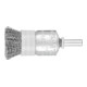 PFERD TOOLS Pinselbürste mit Stützring ungezopft PBUR Ø20mm Schaft-Ø6 mm Stahl-Draht-Ø0,20