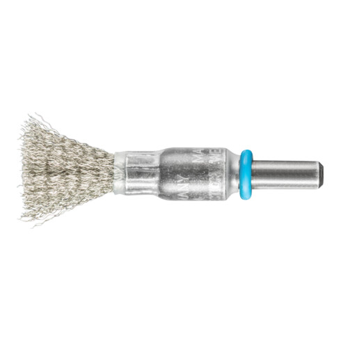 PFERD TOOLS Pinselbürste ungezopft PBU Ø10mm Schaft-Ø6 mm Edelstahl-Draht-Ø0,15