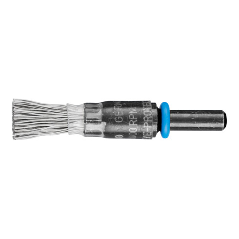 PFERD TOOLS Pinselbürste ungezopft PBU Ø10mm Schaft-Ø6 mm Edelstahl-Draht-Ø0,35