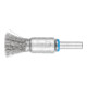 PFERD TOOLS Pinselbürste ungezopft PBU Ø13 mm Schaft-Ø6 mm Edelstahl-Draht-Ø0,15
