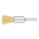 PFERD TOOLS Pinselbürste ungezopft PBU Ø13 mm Schaft-Ø6 mm Messing-Draht-Ø0,30-1