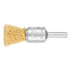 PFERD TOOLS Pinselbürste ungezopft PBU Ø15 mm Schaft-Ø6 mm Messing-Draht-Ø0,30-1