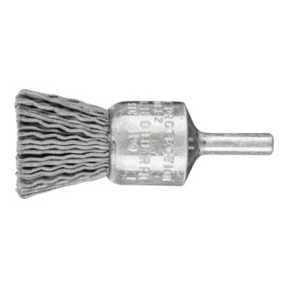 PFERD TOOLS Pinselbürste ungezopft PBU Ø20mm Schaft-Ø6 mm SiC-Filament-Ø0,90 Korn 180 (10)