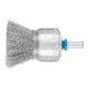 PFERD TOOLS Pinselbürste ungezopft PBU Ø30mm Schaft-Ø6 mm Edelstahl-Draht-Ø0,15