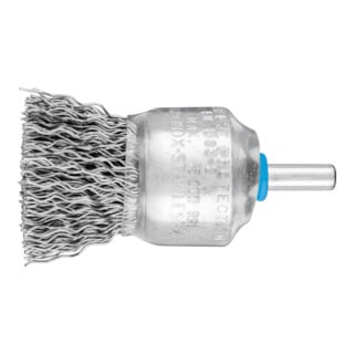 PFERD TOOLS Pinselbürste ungezopft PBU Ø30mm Schaft-Ø6 mm Edelstahl-Draht-Ø0,50