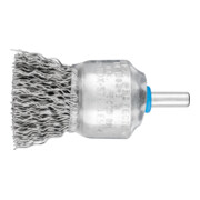 PFERD TOOLS Pinselbürste ungezopft PBU Ø30mm Schaft-Ø6 mm Edelstahl-Draht-Ø0,50