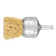 PFERD TOOLS Pinselbürste ungezopft PBU Ø30mm Schaft-Ø6 mm Messing-Draht-Ø0,50-1