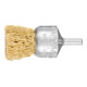 PFERD TOOLS Pinselbürste ungezopft PBU Ø30mm Schaft-Ø6 mm Messing-Draht-Ø0,50-1