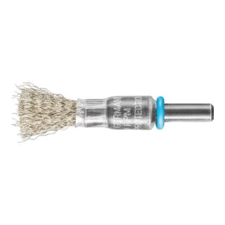 PFERD TOOLS Pinselbürste ungezopft PBU Ø10mm Schaft-Ø6 mm Edelstahl-Draht-Ø0,20