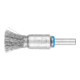 PFERD TOOLS Pinselbürste ungezopft PBU Ø13 mm Schaft-Ø6 mm Edelstahl-Draht-Ø0,15