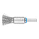 PFERD TOOLS Pinselbürste ungezopft PBU Ø13 mm Schaft-Ø6 mm Edelstahl-Draht-Ø0,15