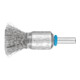 PFERD TOOLS Pinselbürste ungezopft PBU Ø15 mm Schaft-Ø6 mm Edelstahl-Draht-Ø0,20