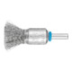 PFERD TOOLS Pinselbürste ungezopft PBU Ø15 mm Schaft-Ø6 mm Edelstahl-Draht-Ø0,20