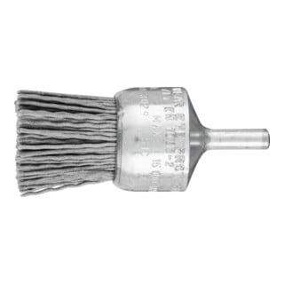 PFERD TOOLS Pinselbürste ungezopft PBU Ø30mm Schaft-Ø6 mm SiC-Filament-Ø0,90 Korn 180