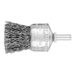 PFERD TOOLS Pinselbürste ungezopft PBU Ø30mm Schaft-Ø6 mm Stahl-Draht-Ø0,20