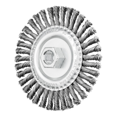 PFERD TOOLS PIPELINE Bürste gezopft RBG Ø 115x6 mm M14 Stahl-Draht-Ø 0,50mm Winkelschleifer