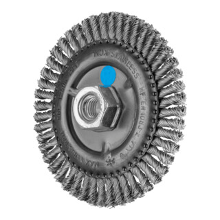 PFERD TOOLS PIPELINE Bürste gezopft RBG Ø 125x6 mm M14 Edelstahl-Draht-Ø 0,50mm Winkelschleifer