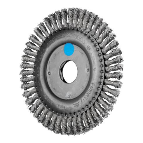 PFERD TOOLS PIPELINE Bürste gezopft RBG Ø 125x6x22,2 mm Edelstahl-Draht-Ø 0,50mm Winkelschleifer