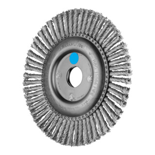 PFERD TOOLS PIPELINE Bürste gezopft RBG Ø 150x6x22,2 mm Edelstahl-Draht-Ø 0,50mm Winkelschleifer