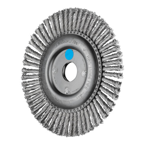 PFERD TOOLS PIPELINE Bürste gezopft RBG Ø 150x6x22,2 mm Edelstahl-Draht-Ø 0,50mm Winkelschleifer