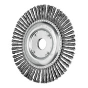 PFERD TOOLS PIPELINE Bürste gezopft RBG Ø 150x6x22,2 mm Stahl-Draht-Ø 0,50mm Winkelschleifer