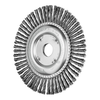 PFERD TOOLS PIPELINE Bürste gezopft RBG Ø 150x6x22,2 mm Stahl-Draht-Ø 0,50mm Winkelschleifer