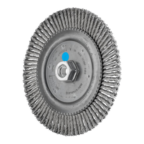 PFERD TOOLS PIPELINE Bürste gezopft RBG Ø 178x6 mm M14 Edelstahl-Draht-Ø 0,50mm Winkelschleifer