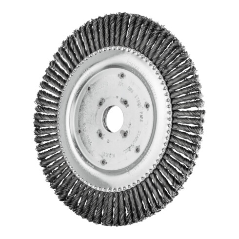 PFERD TOOLS PIPELINE Bürste gezopft RBG Ø 178x6x22,2 mm Stahl-Draht-Ø 0,50mm 76-Zöpfe Winkelschleifer