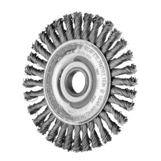 PFERD TOOLS PIPELINE Bürste gezopft RBG Ø 100x6x22,2 mm Stahl-Draht-Ø 0,50mm Winkelschleifer