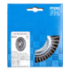 PFERD TOOLS PIPELINE Bürste gezopft RBG Ø 115x6 Bohrung 22,2 mm/X-LOCK Stahl-Draht-Ø 0,50mm Winkelschleifer