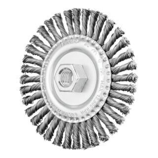 PFERD TOOLS PIPELINE Bürste gezopft RBG Ø 115x6 mm M14 Stahl-Draht-Ø 0,50mm Winkelschleifer