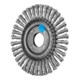 PFERD TOOLS PIPELINE Bürste gezopft RBG Ø 115x6x22,2 mm Edelstahl-Draht-Ø 0,50mm Winkelschleifer