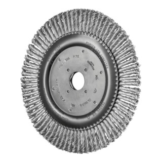 PFERD TOOLS PIPELINE Bürste gezopft RBG Ø 178x6x22,2 mm Edelstahl-Draht-Ø 0,50mm Winkelschleifer