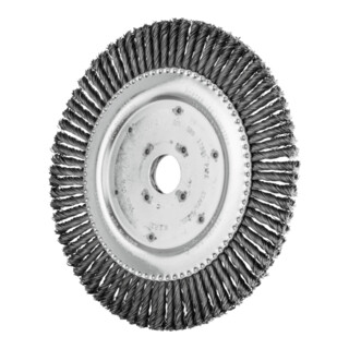 PFERD TOOLS PIPELINE Bürste gezopft RBG Ø 178x6x22,2 mm Stahl-Draht-Ø 0,50mm 76-Zöpfe Winkelschleifer