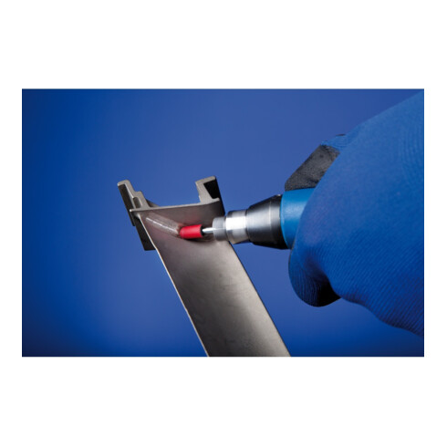 PFERD TOOLS POLICAP Schleifkappe PC Rundkegelform Keramikkorn Ø 16x32 mm CO-COOL120 für Edelstahl