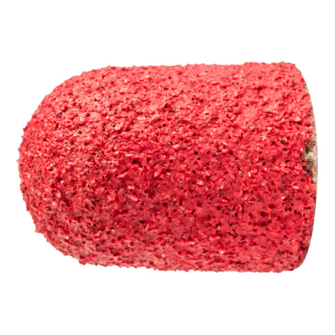 PFERD TOOLS POLICAP Schleifkappe PC Walzenrundform Keramikkorn Ø 10x15 mm CO-COOL80 für Edelstahl