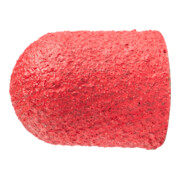 PFERD TOOLS POLICAP Schleifkappe PC Walzenrundform Keramikkorn Ø 13x17 mm CO-COOL120 für Edelstahl