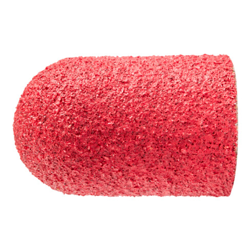 PFERD TOOLS POLICAP Schleifkappe PC Walzenrundform Keramikkorn Ø 16x26 mm CO-COOL80 für Edelstahl