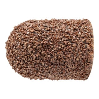 PFERD TOOLS POLICAP Schleifkappe PC Walzenrundform Korund Ø 10x15 mm A60 für universelle Anwendung