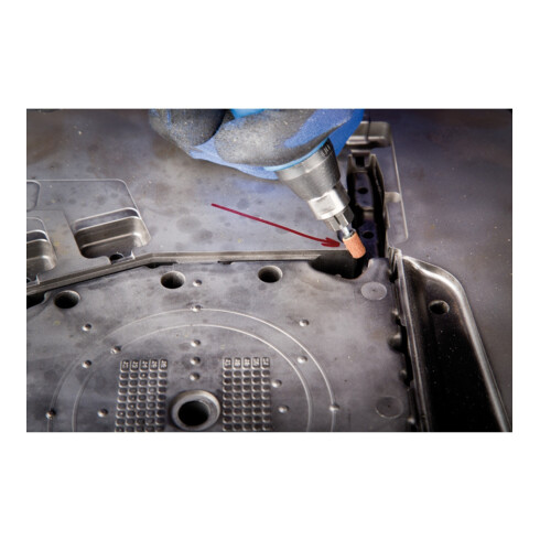 PFERD TOOLS POLICAP Schleifkappe PC Zylinderform Korund Ø 5x10mm A280 für universelle Anwendung